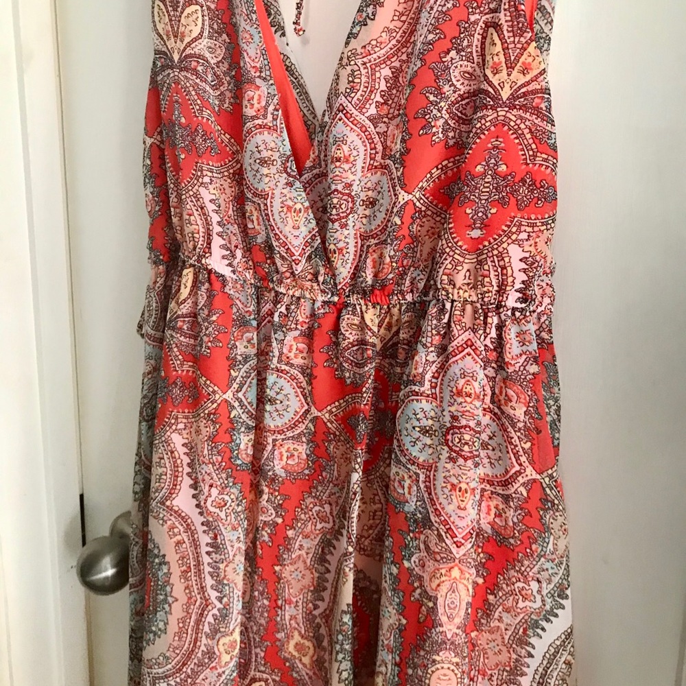 Colourful Summer Dress Very Comfy